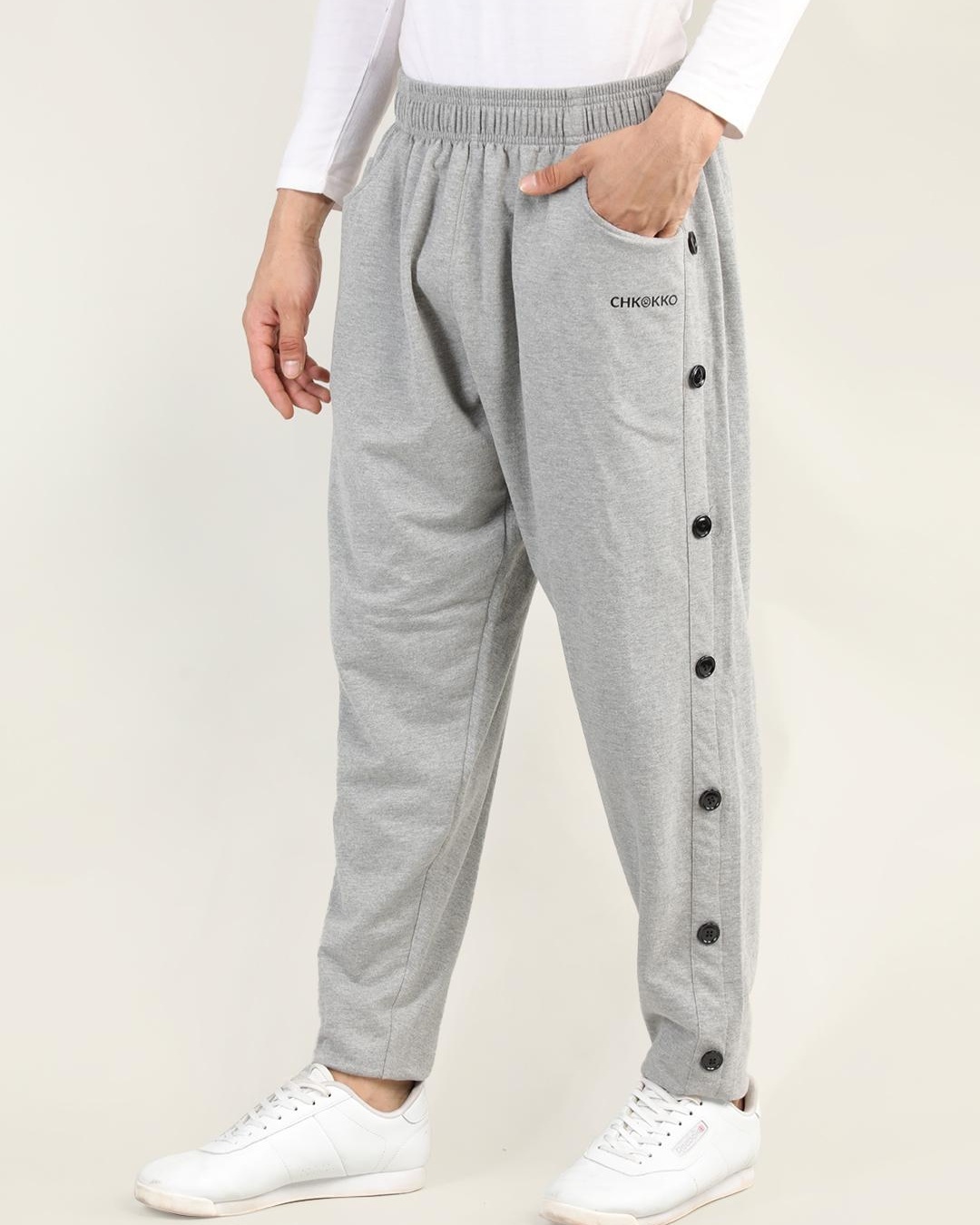 Buy Men's Grey Track Pants Online at Bewakoof