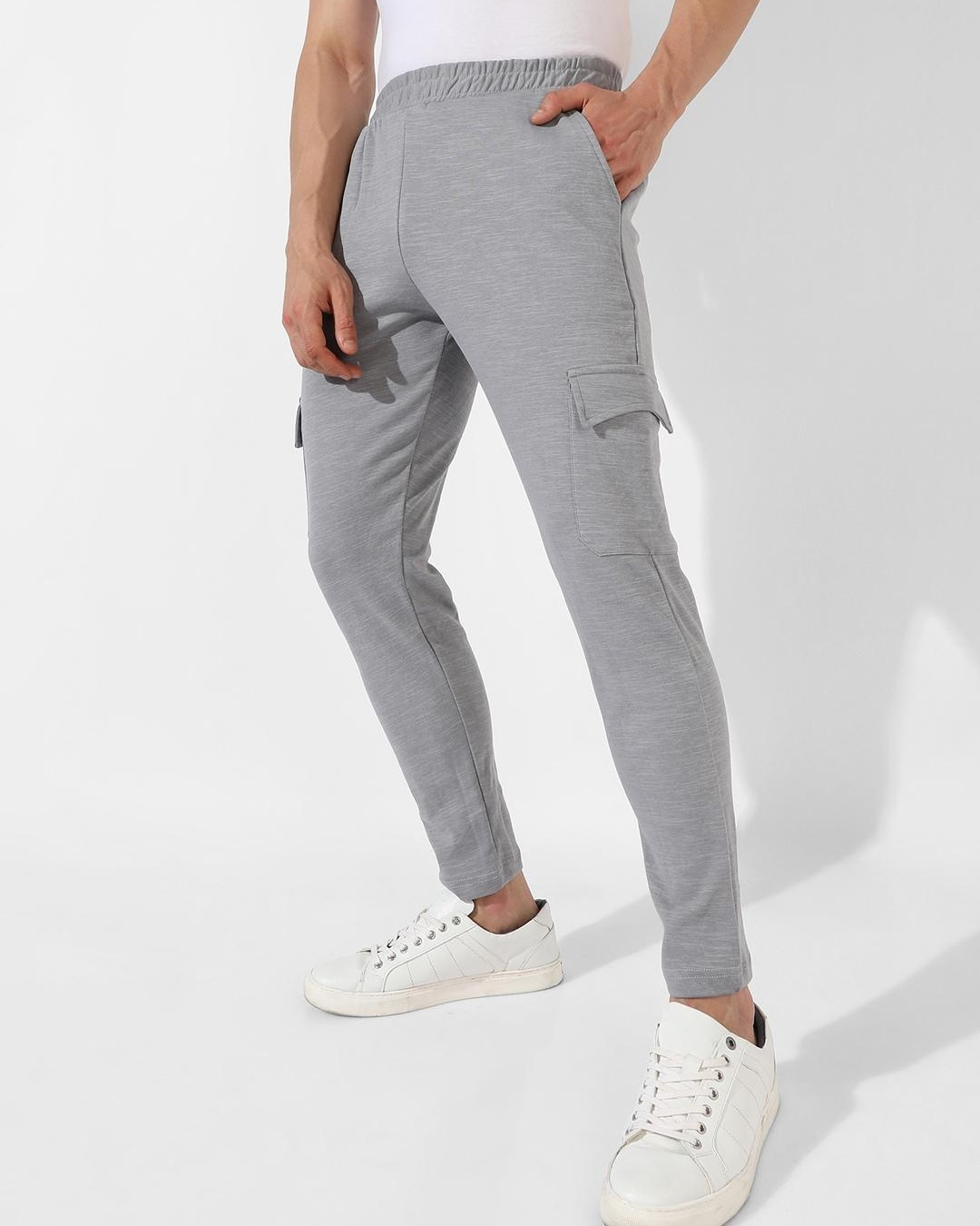 Buy Men's Grey Track Pants for Men Grey Online at Bewakoof