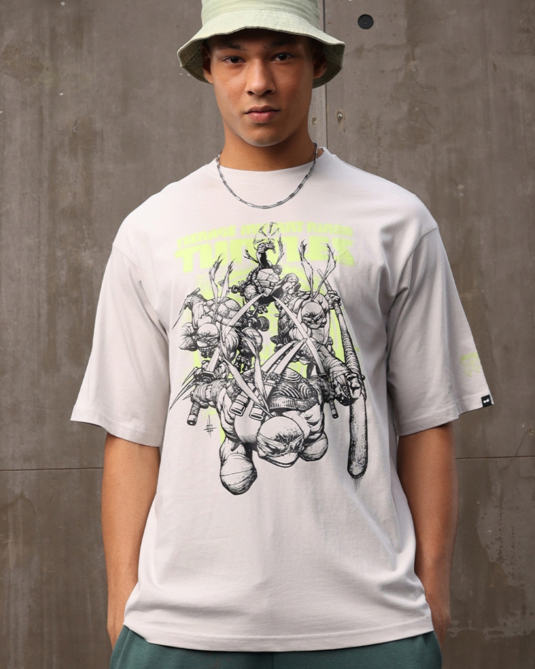 Nickelodeon Teenage Mutant Ninja Turtles Men's T-Shirt | Turtle Warrior Graphic Tee For Fans - View #3