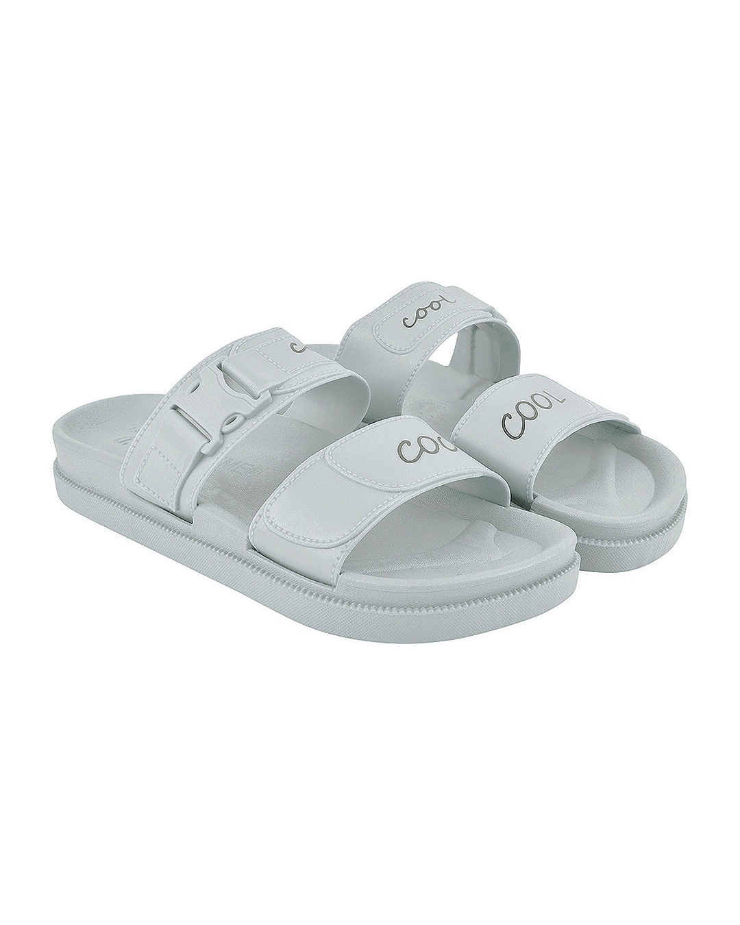 Womens hot sale grey sliders