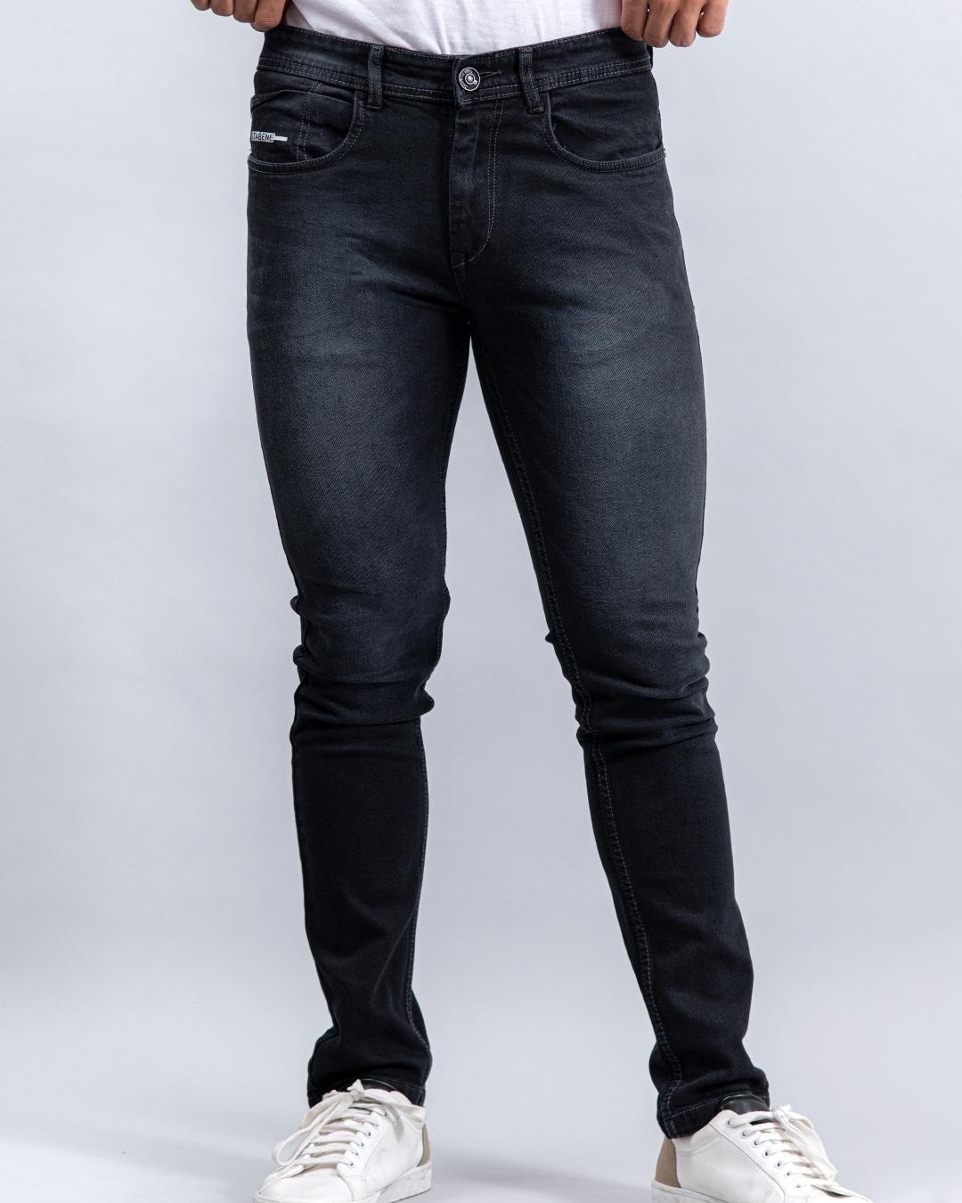 Buy Men's Grey Washed Jeans Online at Bewakoof