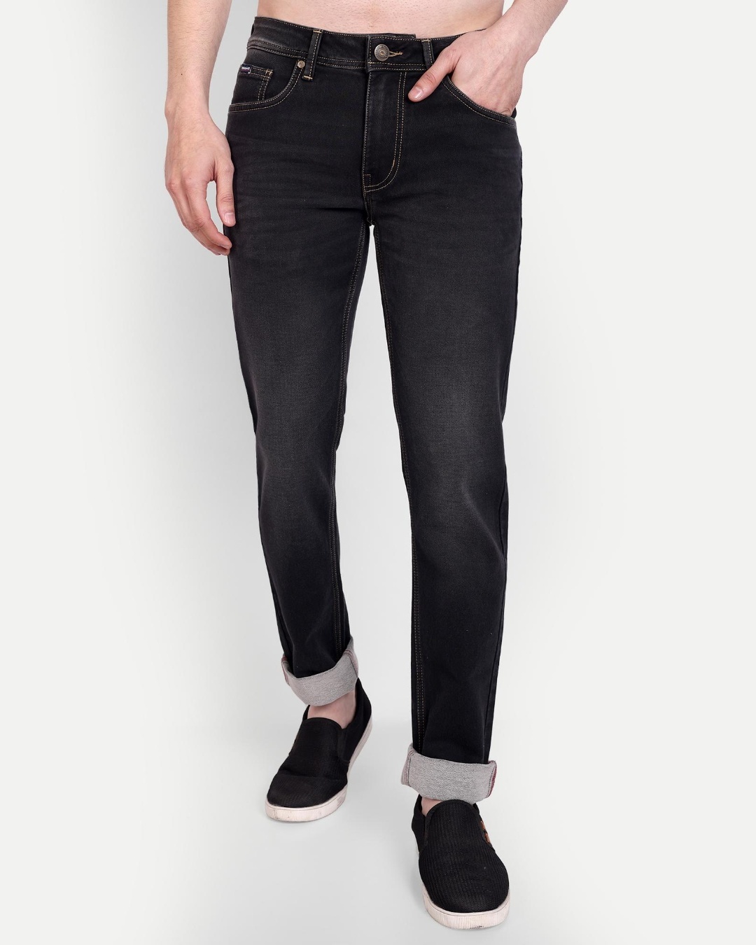 Men's Grey Slim Fit Jeans