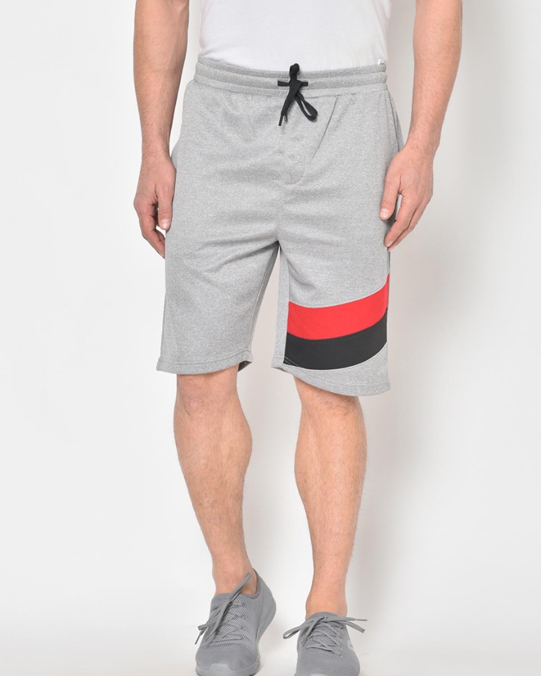 Buy Men's Light Grey Shorts Online at Bewakoof
