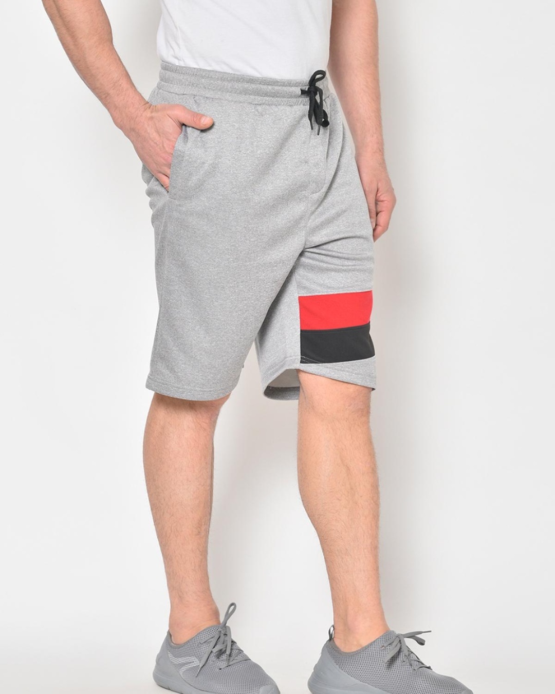 Shop Men's Light Grey Shorts-Back