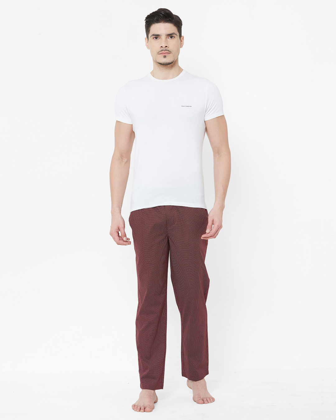 Buy The Cotton Company Men's Maroon Guitar Print 100% Cotton Pajama Lounge  Pants (Medium) Online at Best Prices in India - JioMart.