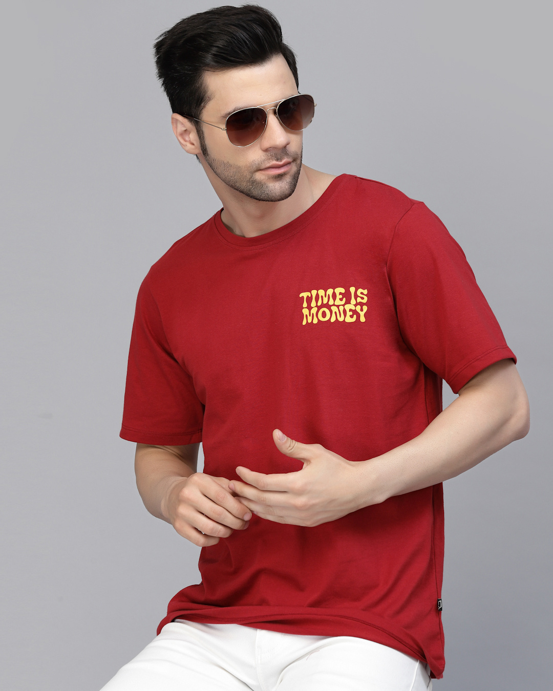 Shop Men's Red Printed T-shirt-Back