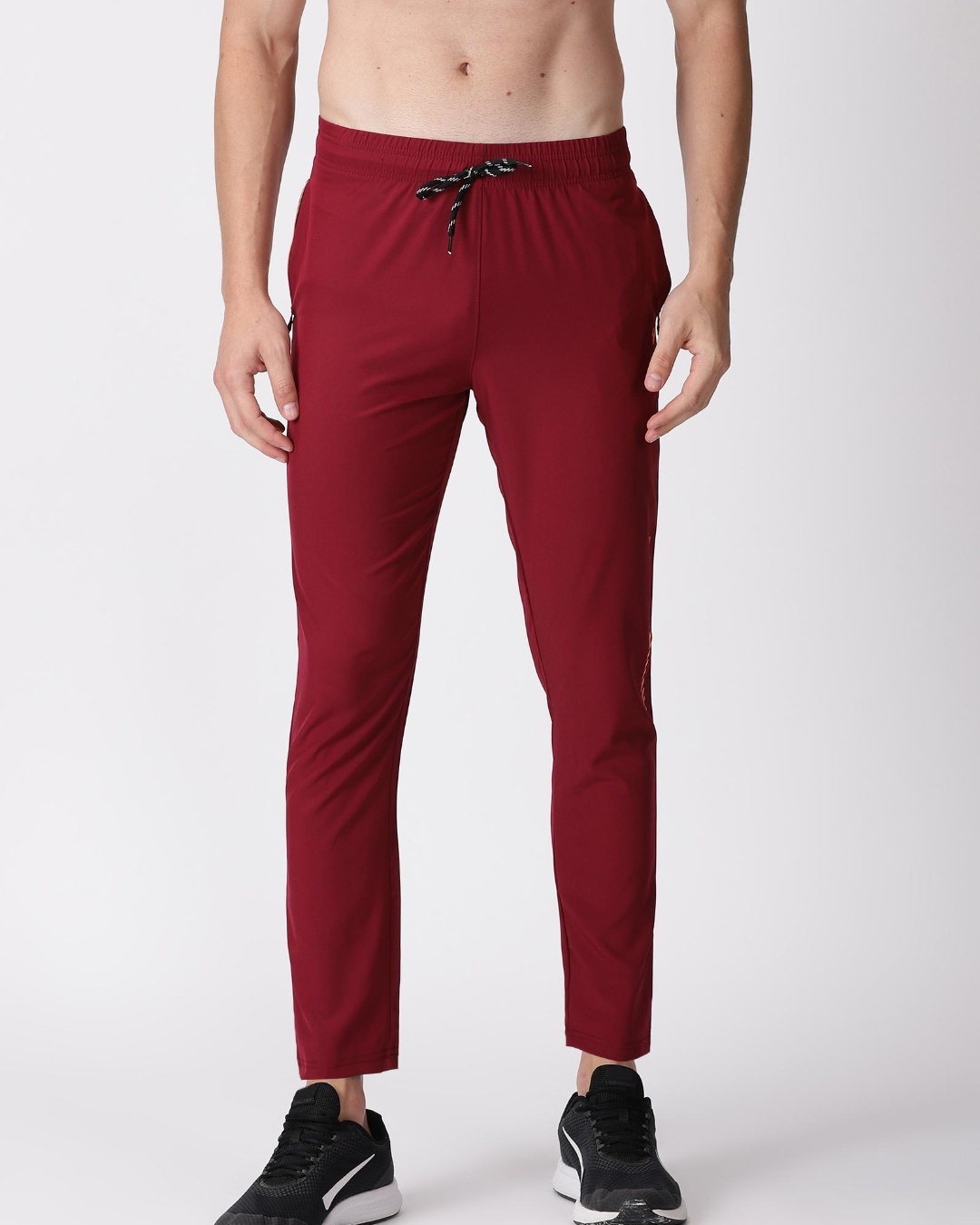 Buy Men's Maroon Track Pants Online at Bewakoof