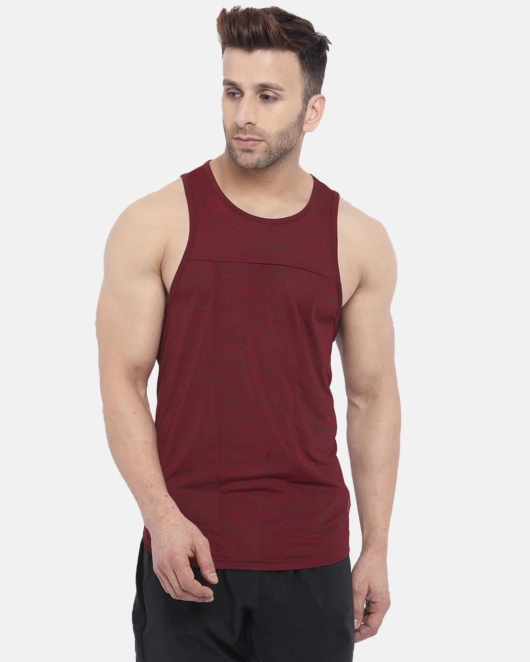 Buy Men's Maroon Vest Online at Bewakoof