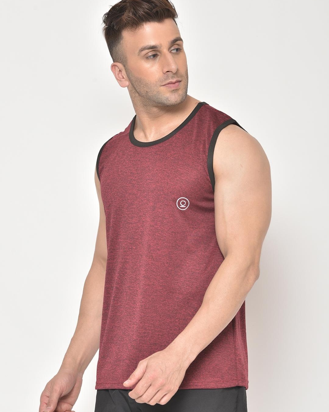 Shop Men's Maroon Vest-Back