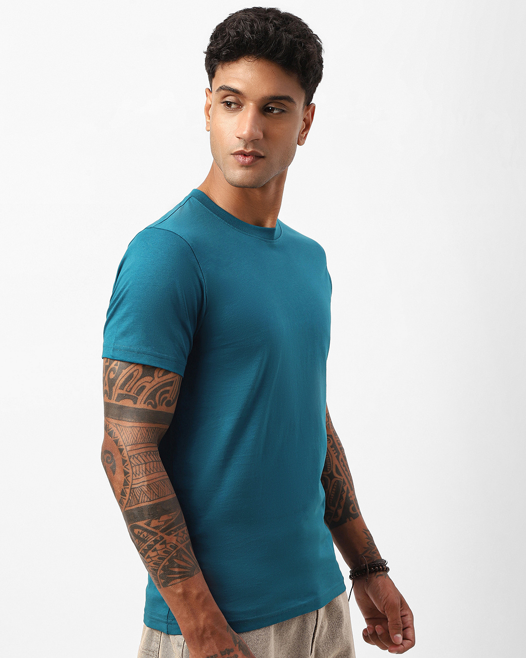 Shop Men's Morrocan Blue T-shirt-Back