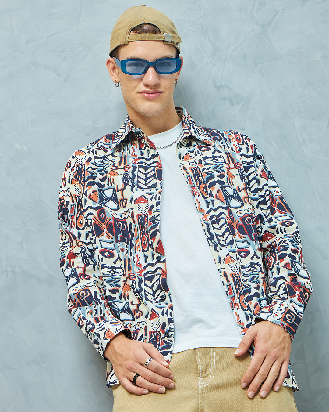 Multi Color Oversized Shirt