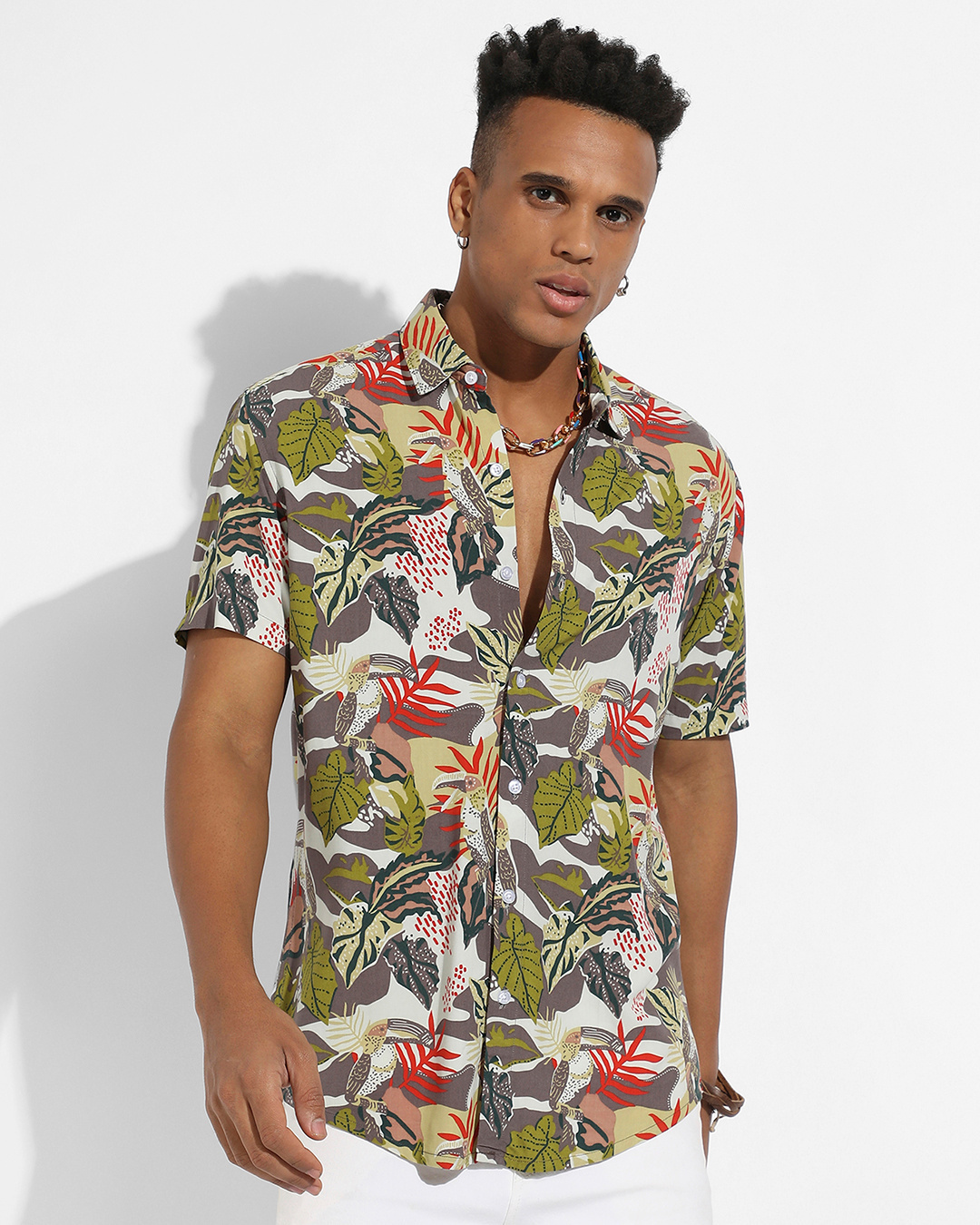 Shop Men's Multicolor All Over Printed Shirt-Back