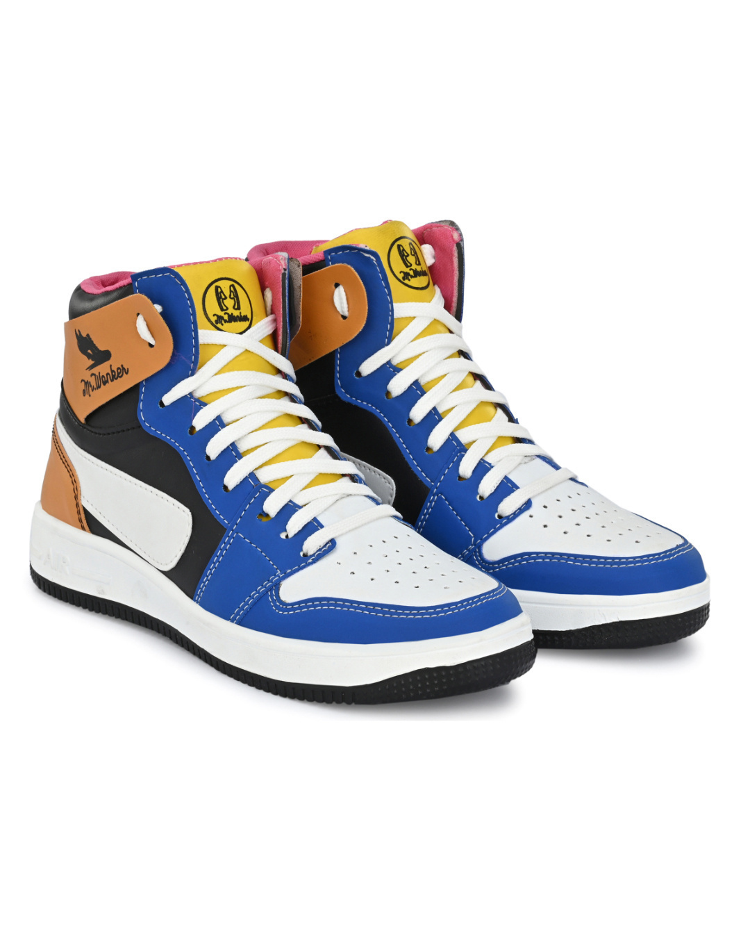 Shop Men's Multicolor Designer Sneakers-Back