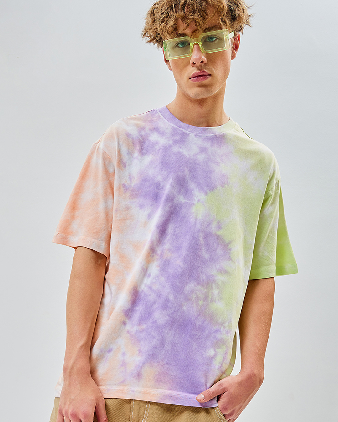 multicolor tie dye shirt