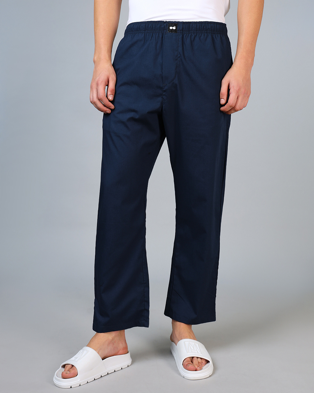 Buy Men's Navy Blue Pyjamas Online in India at Bewakoof