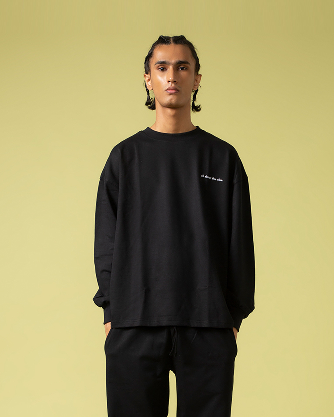 Vibe Too High Oversized Tee White