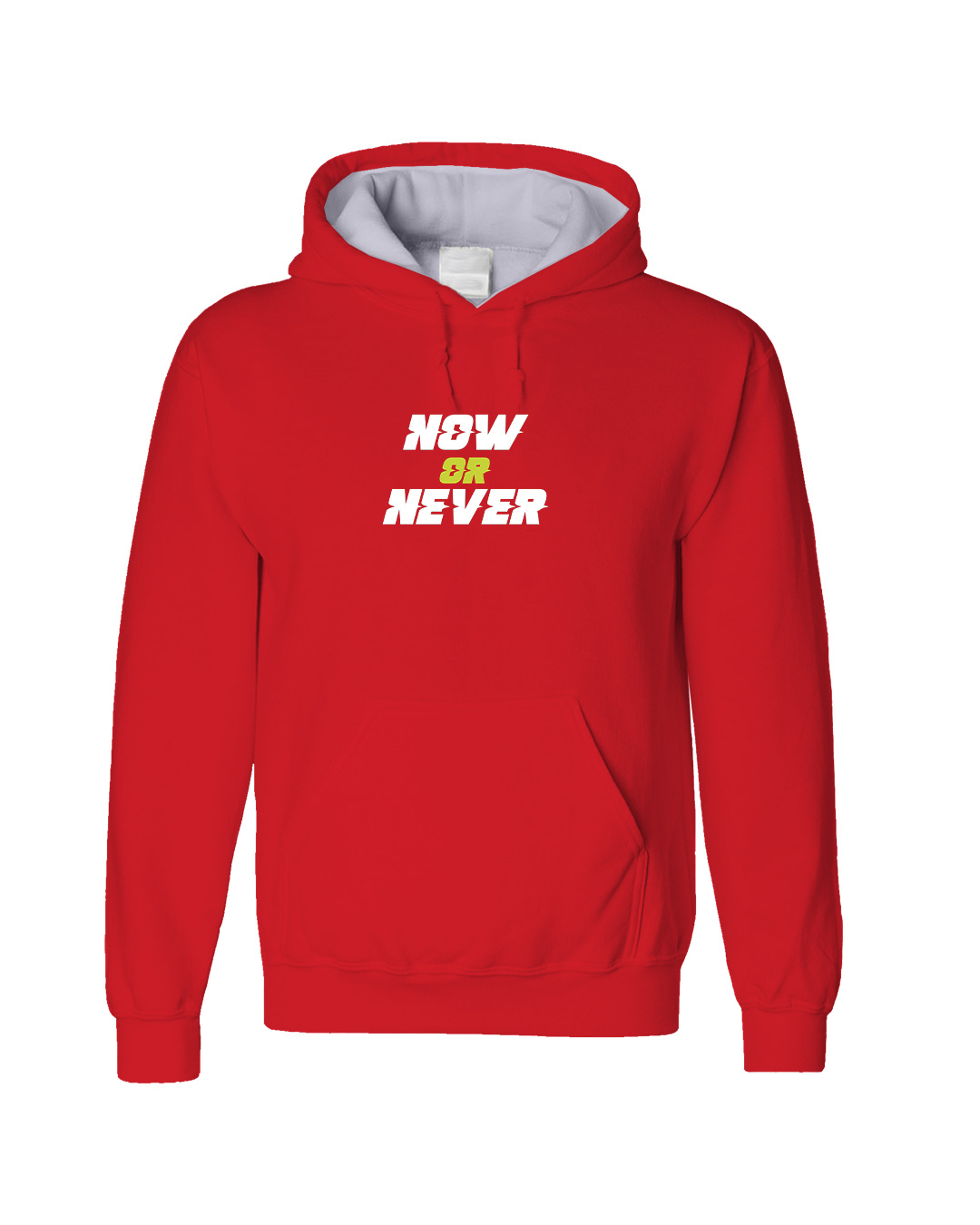 Shop Men's Now Or Never Hoodie-Back