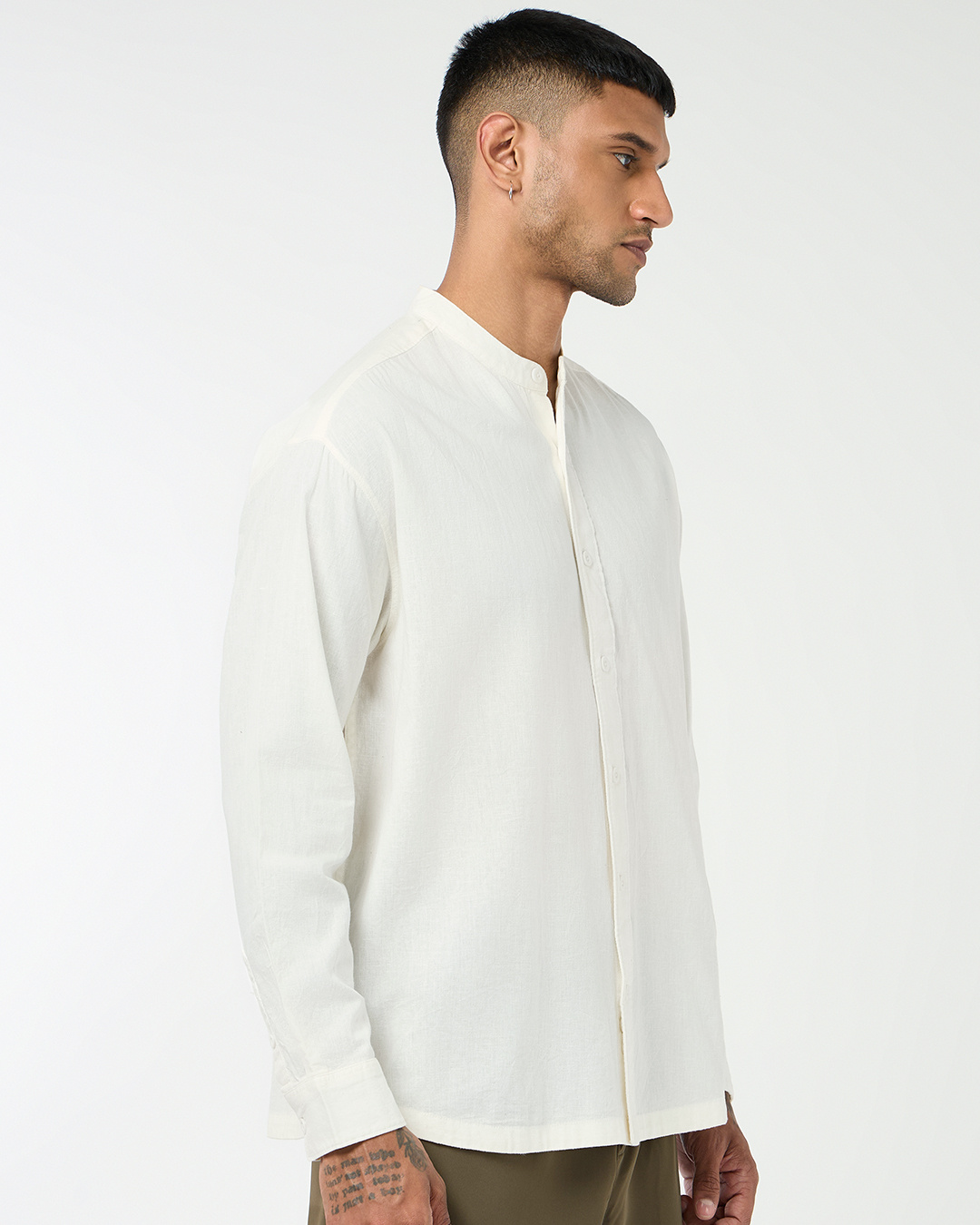 Shop Men's Off White Oversized Shirt-Back