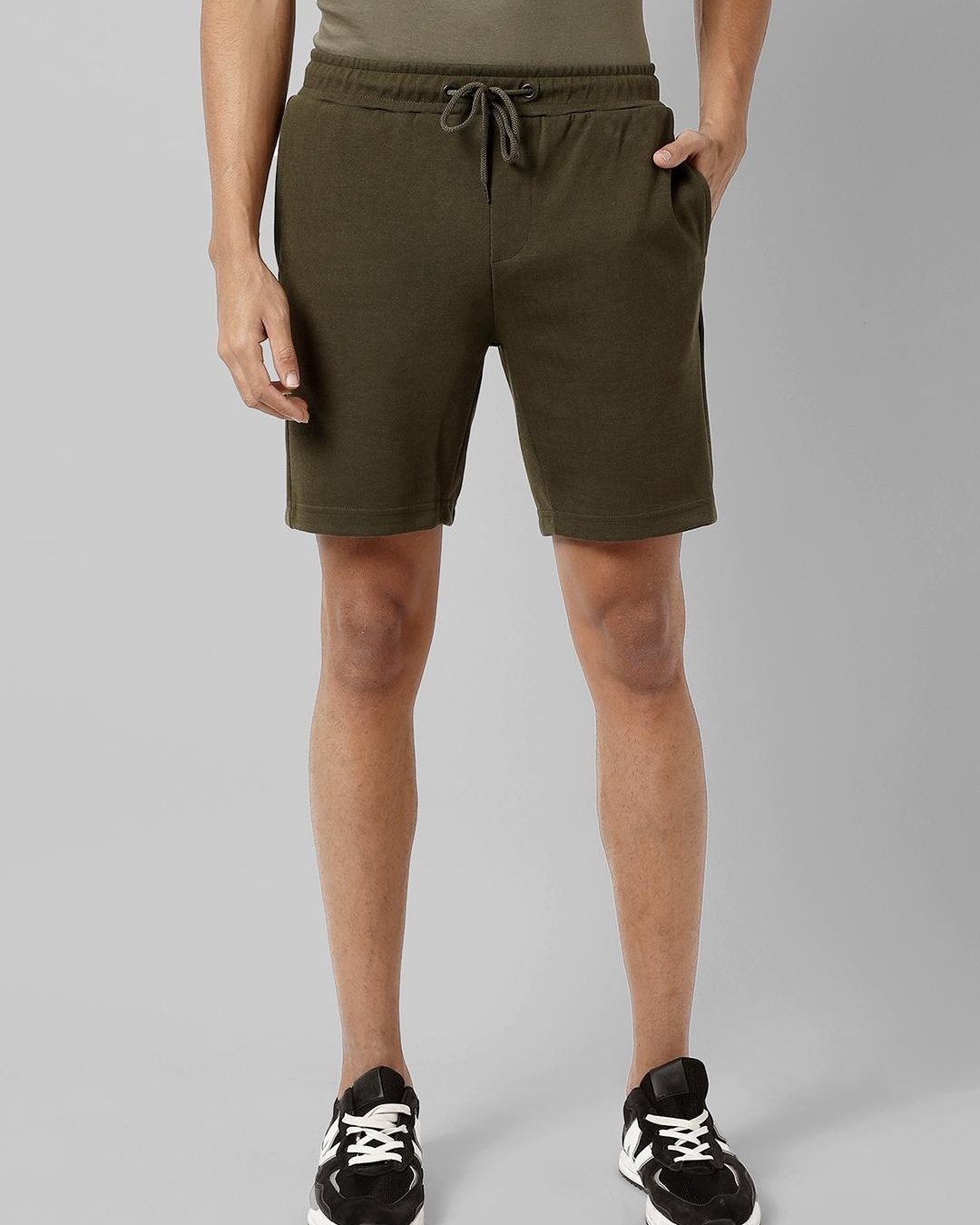 Buy Men's Olive Green Shorts for Men Green Online at Bewakoof