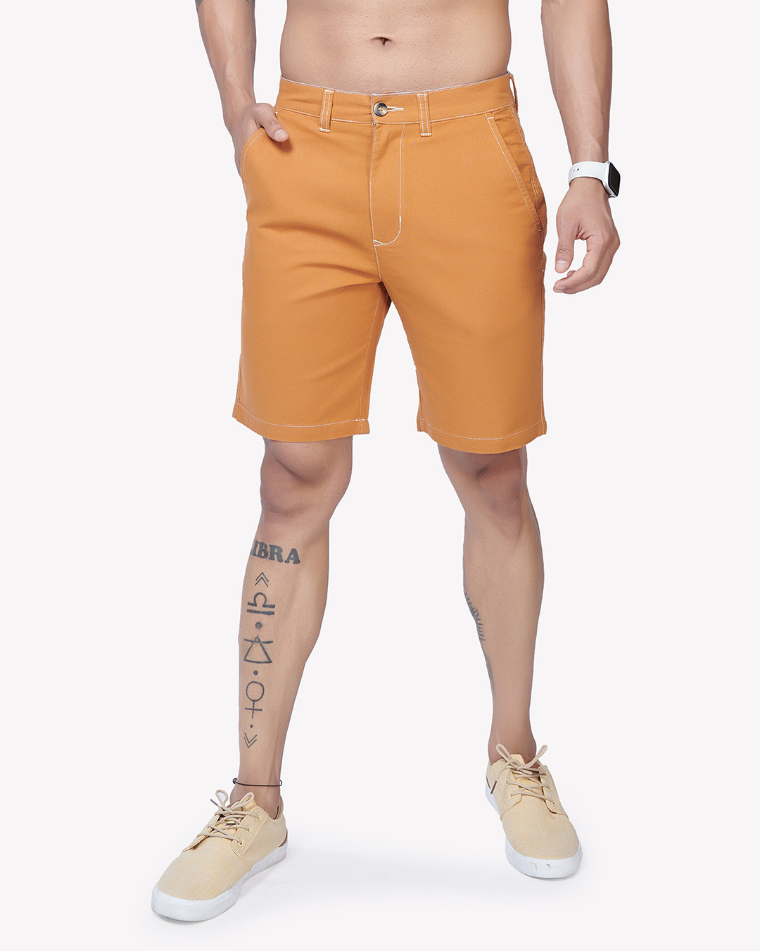 Buy Men's Orange Shorts Online at Bewakoof