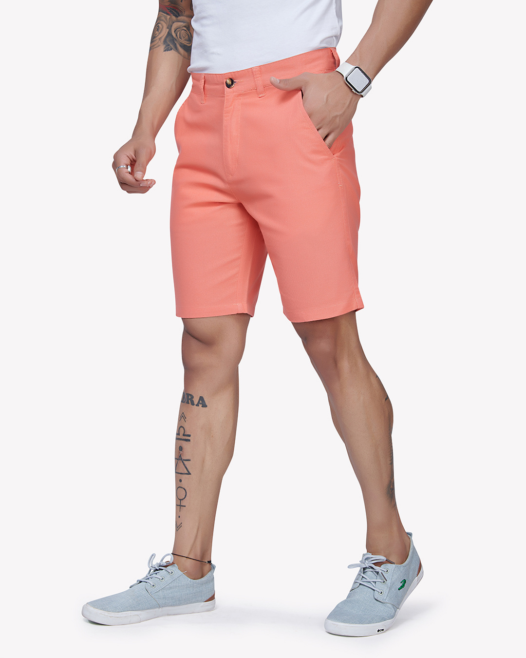 Buy Men's Orange Shorts Online at Bewakoof