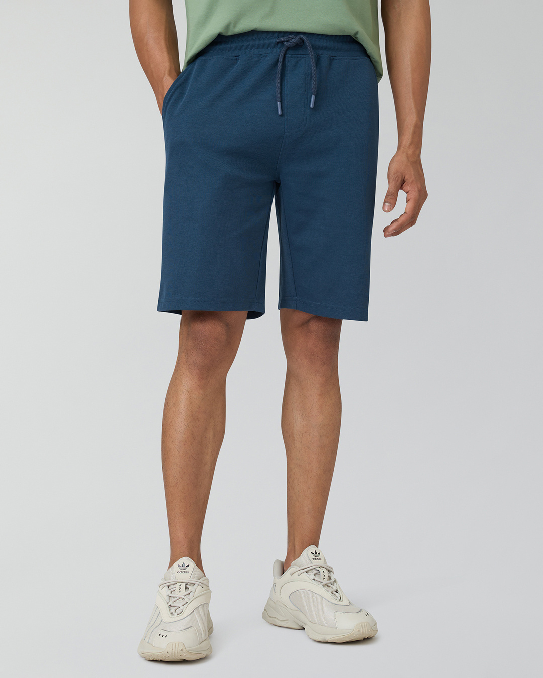 Shop Men's Oxford Blue Shorts-Back