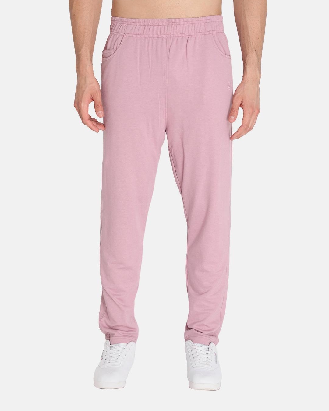 Buy Men's Pastel Pink Track Pants Online at Bewakoof