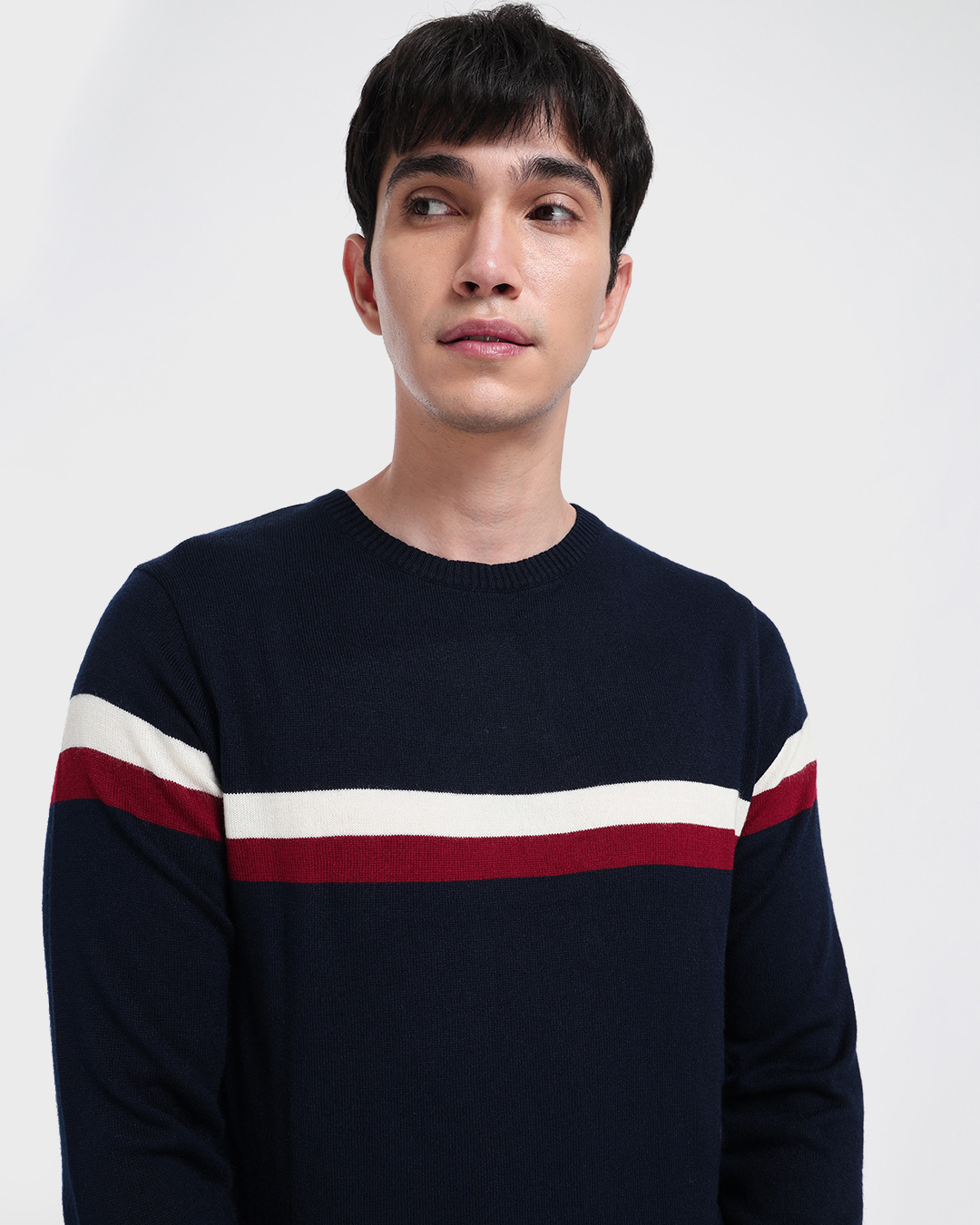 Striped sweater for men
