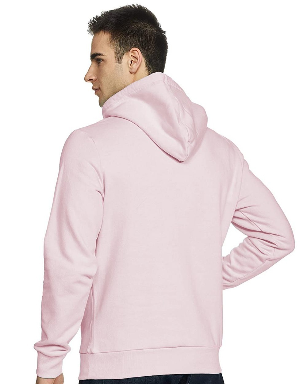 Shop Men's Pink Hoodie-Back