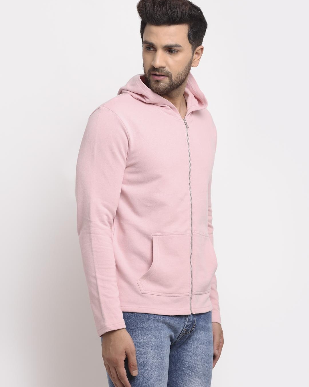 Shop Men's Pink Hoodie-Back