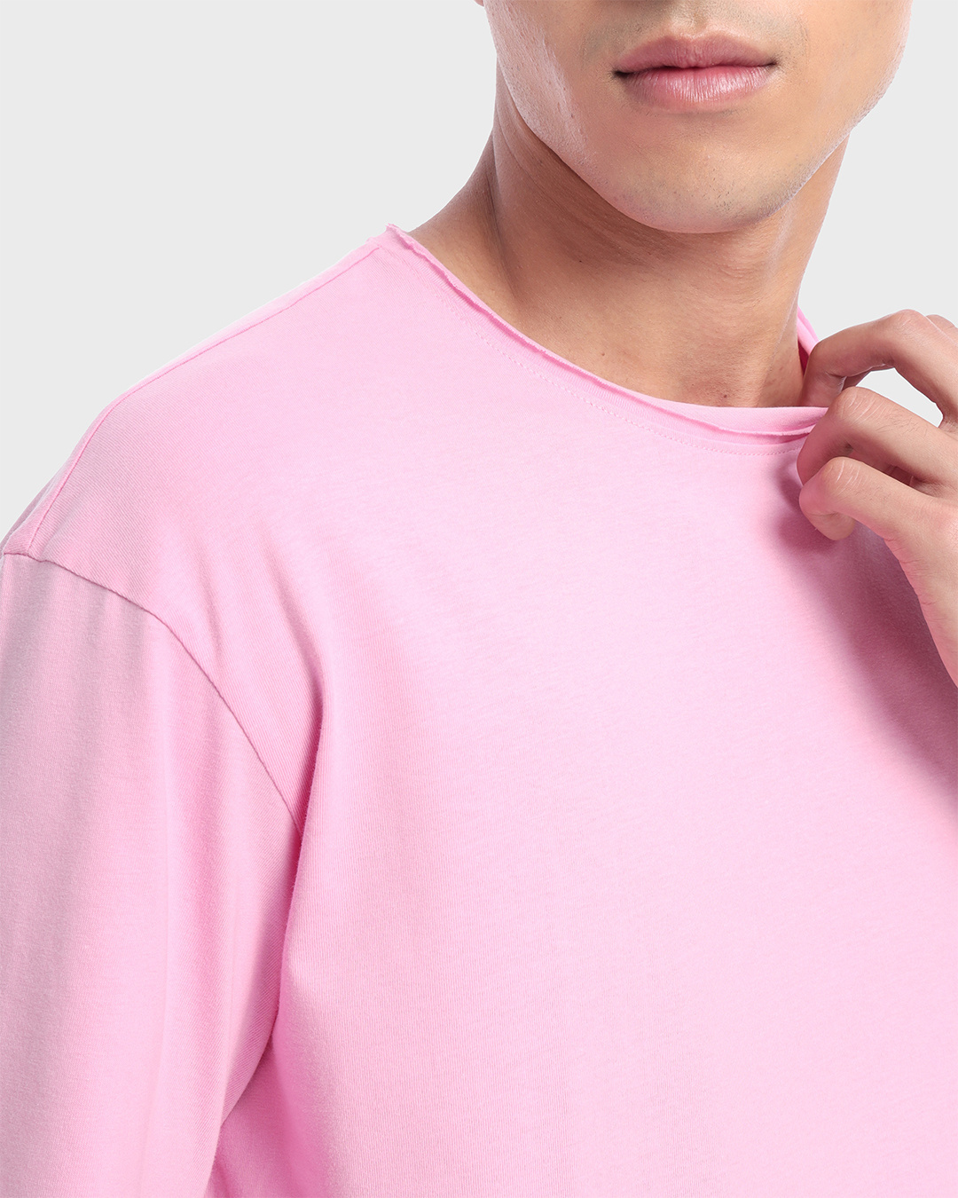 Buy Men's Pink Chicago Typography Oversized T-shirt Online at Bewakoof