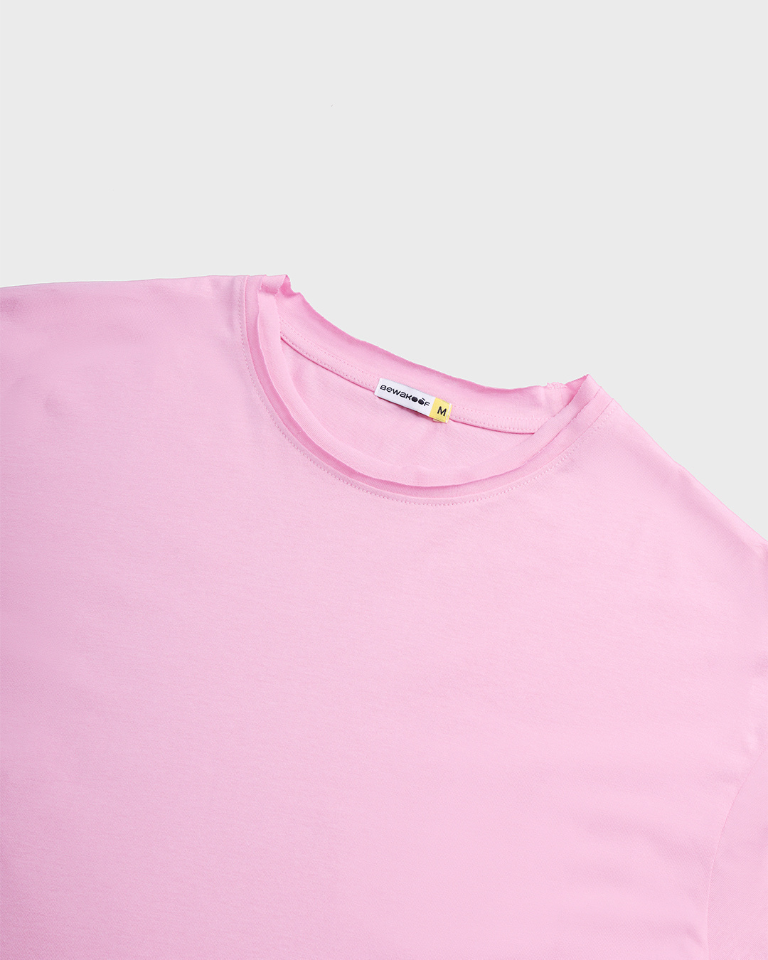 Buy Men's Pink Boston Typography Oversized T-shirt Online at Bewakoof