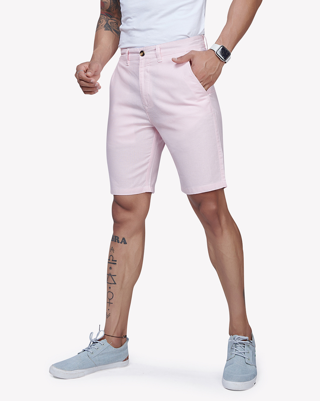 Buy Men's Pink Shorts Online at Bewakoof