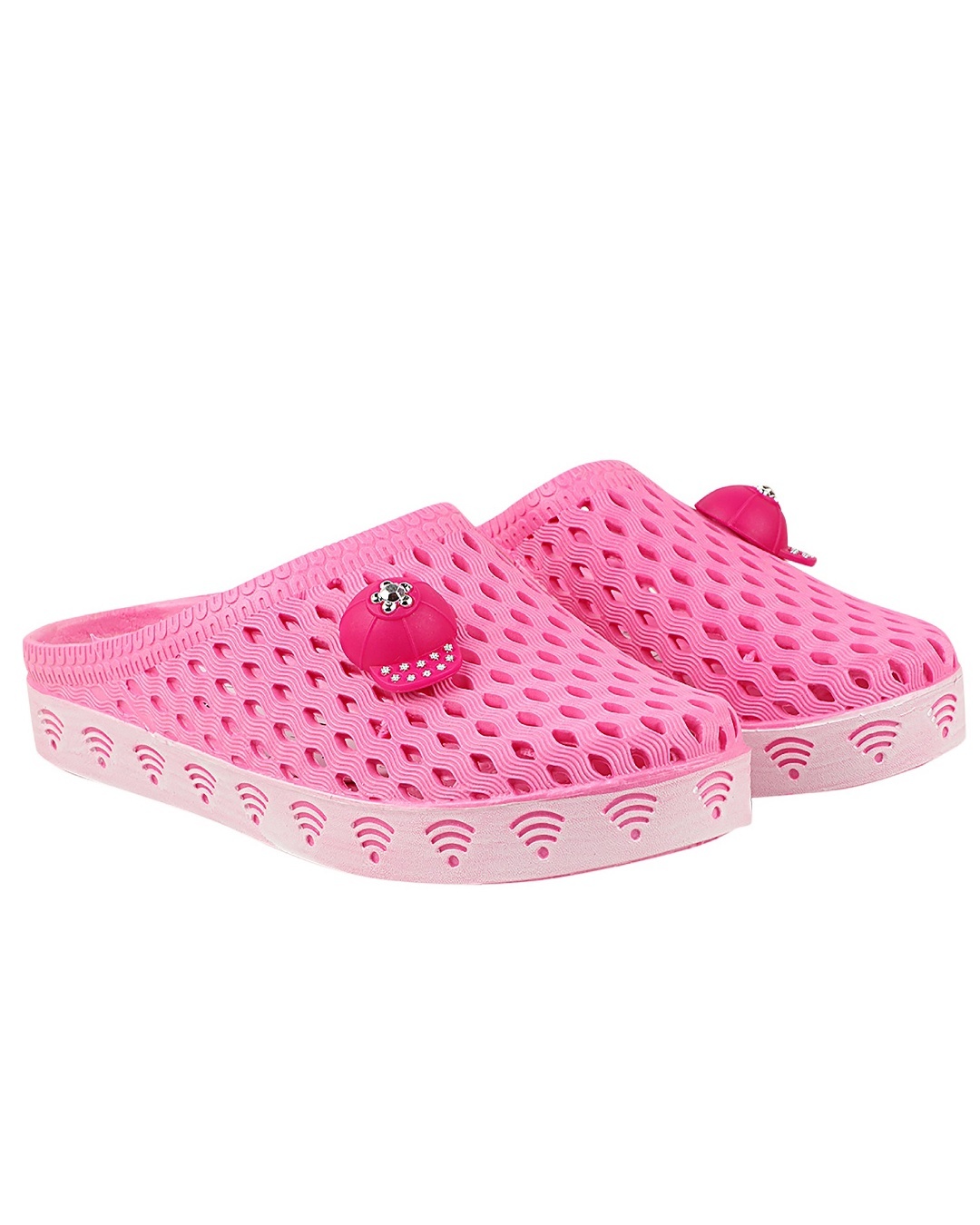 sliders nike pink