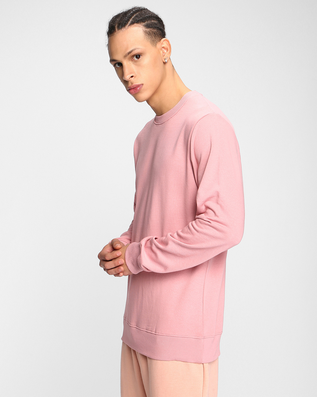 Shop Men's Pink Sweatshirt-Back