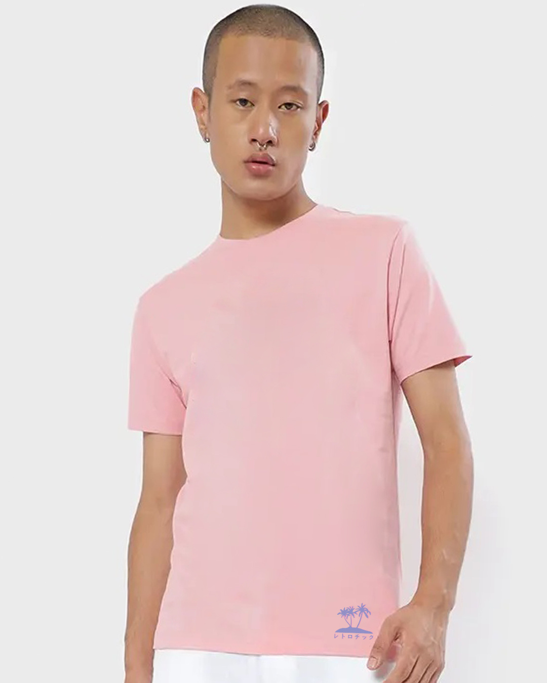 Shop Men's Pink Time Flies Graphic Printed T-shirt-Back