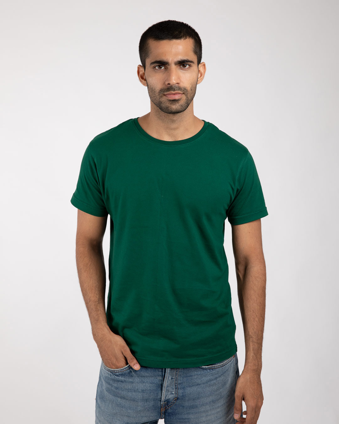 Shop Pack of 3 Men's Multicolor T-shirt-Back