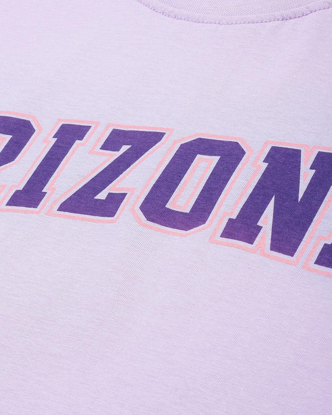 Buy Women's Purple Los Angeles Typography Oversized T-shirt Online at  Bewakoof