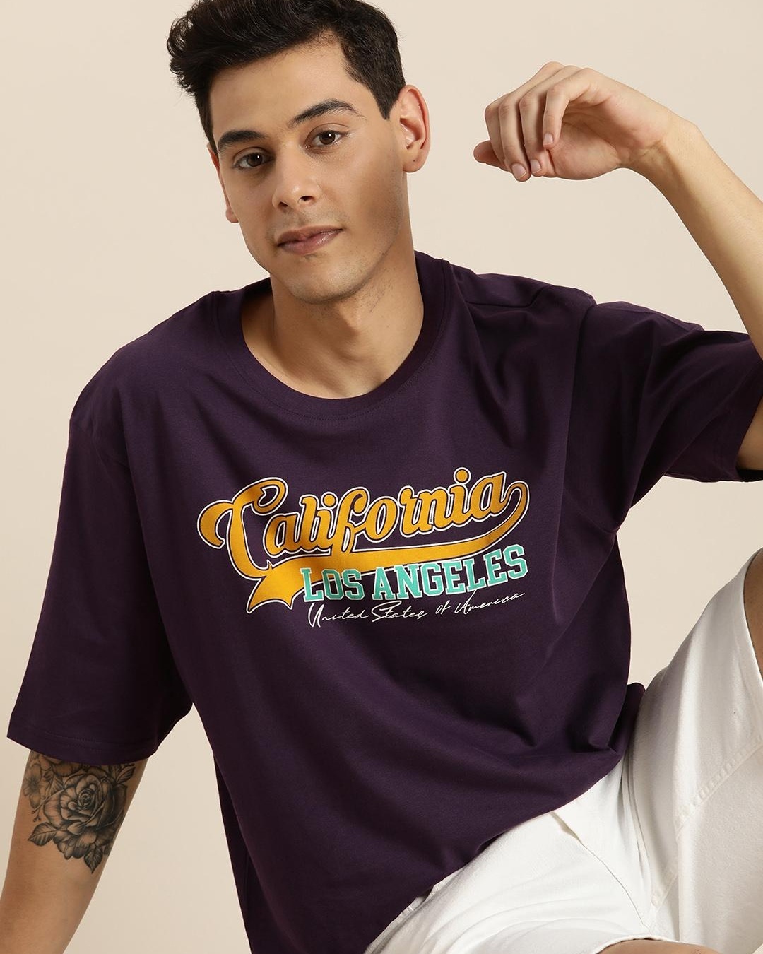 Los Angeles Oversize T-Shirt (Lilac)