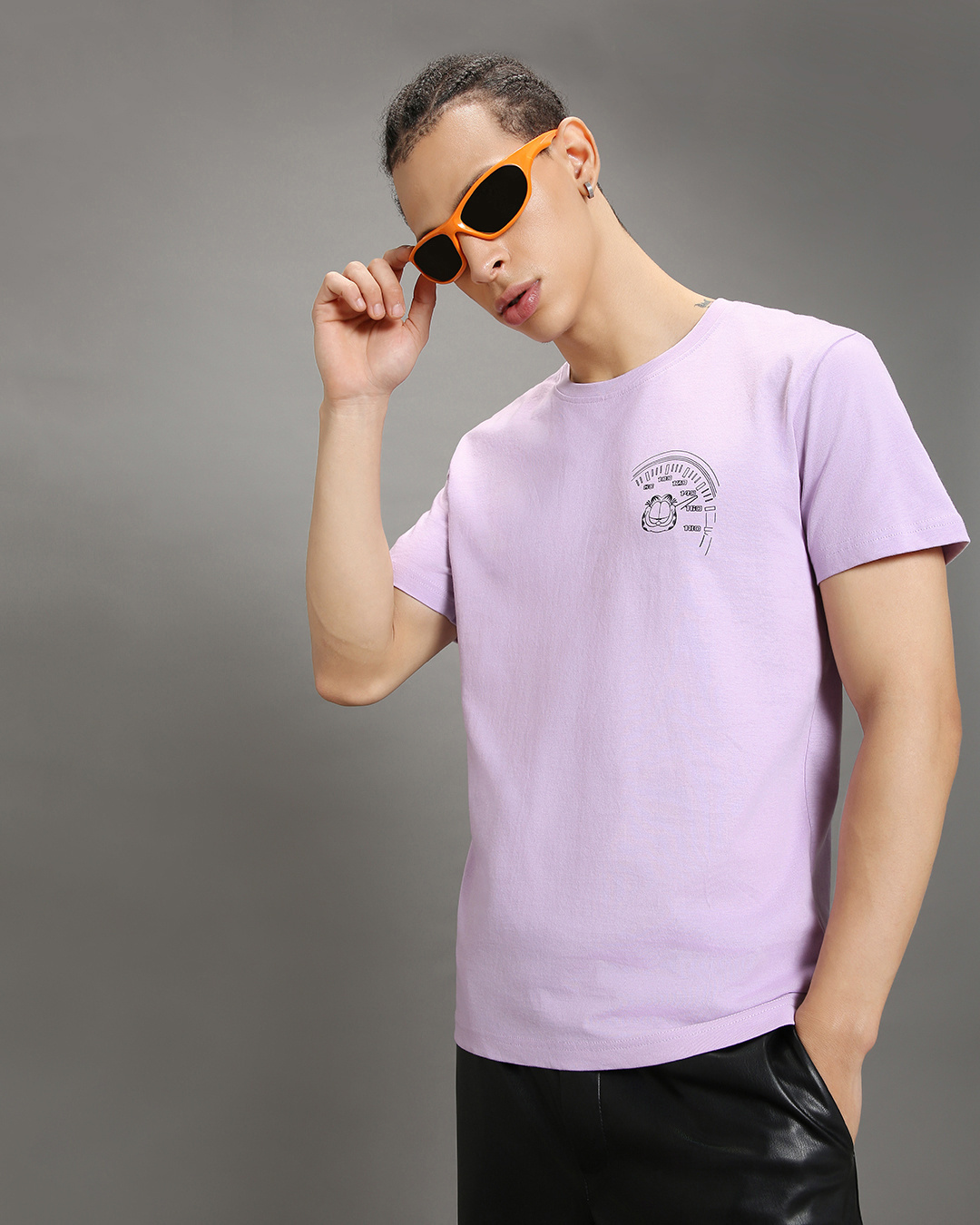 Shop Men's Purple Mr.Chopper Graphic Printed T-shirt-Back