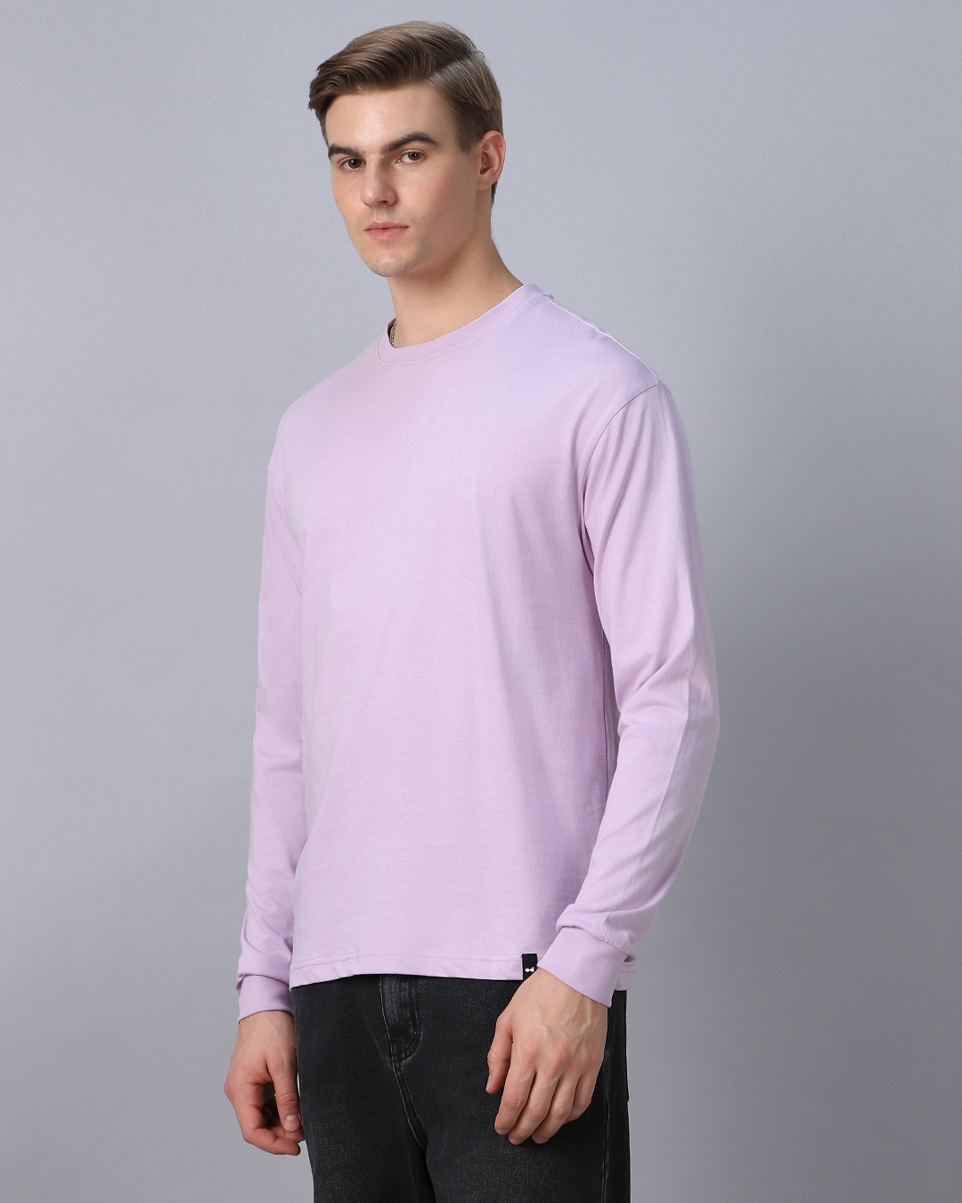 Shop Men's Purple Oversized T-shirt-Back