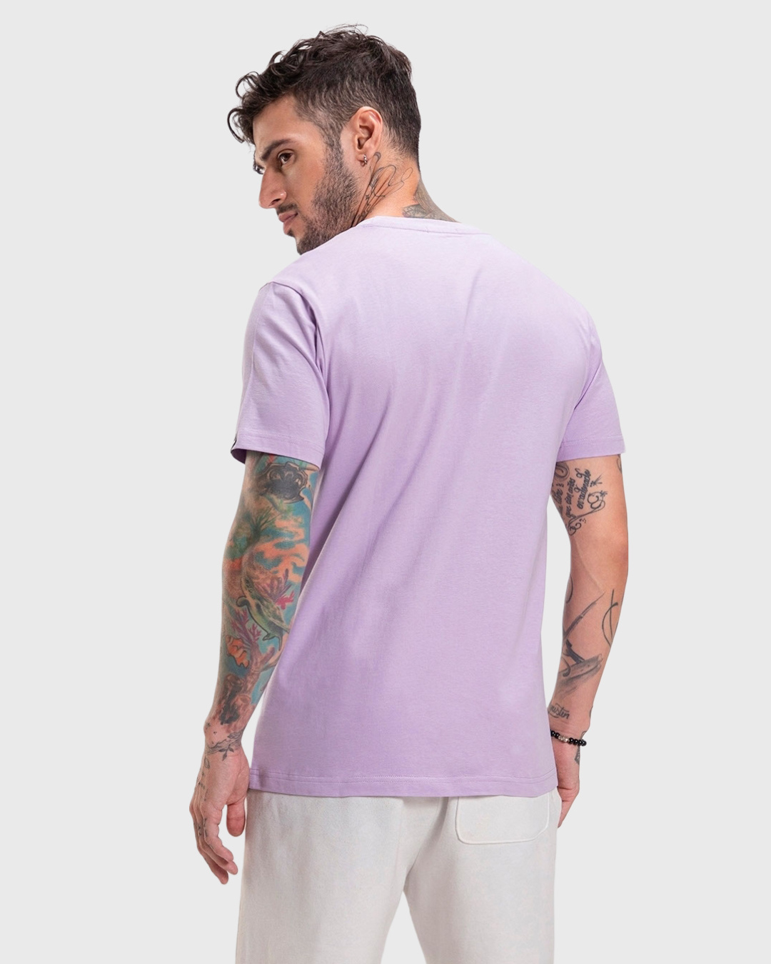Shop Men's Purple Real Slim Shady Graphic Printed T-shirt-Back