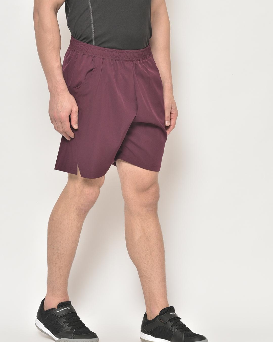 Shop Men's Purple Shorts-Back