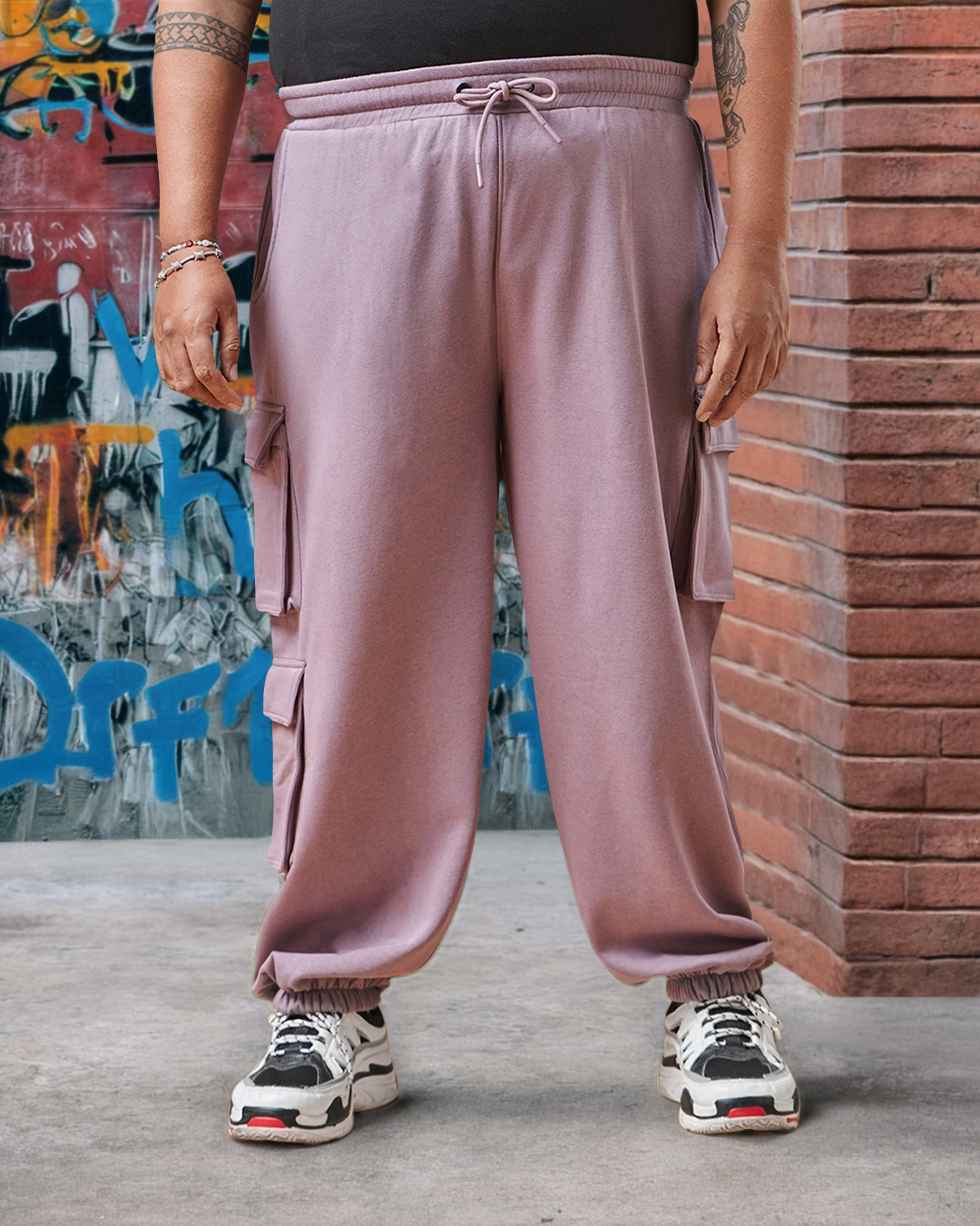 Men's Plus Size Loose Jogger Jeans