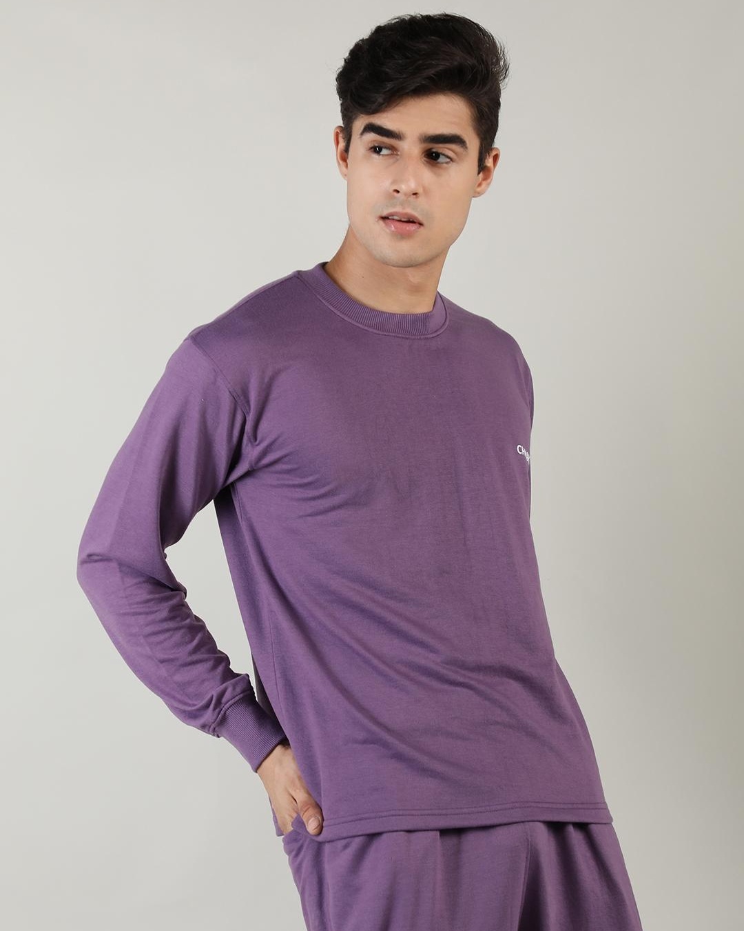 Shop Men's Purple T-shirt-Back