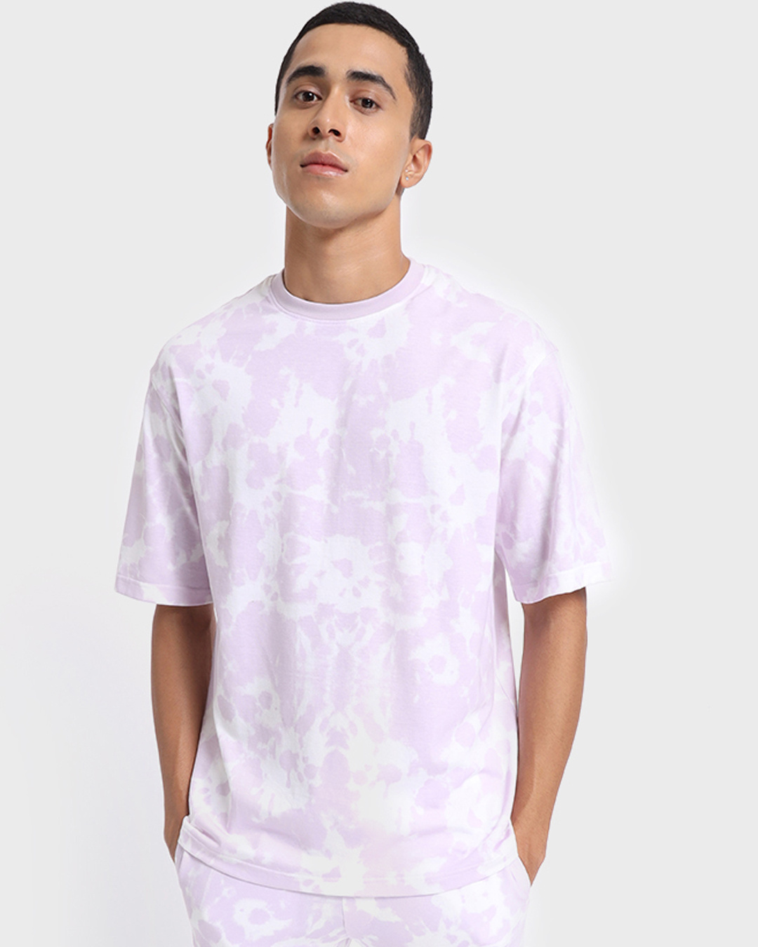 mens purple tie dye shirt