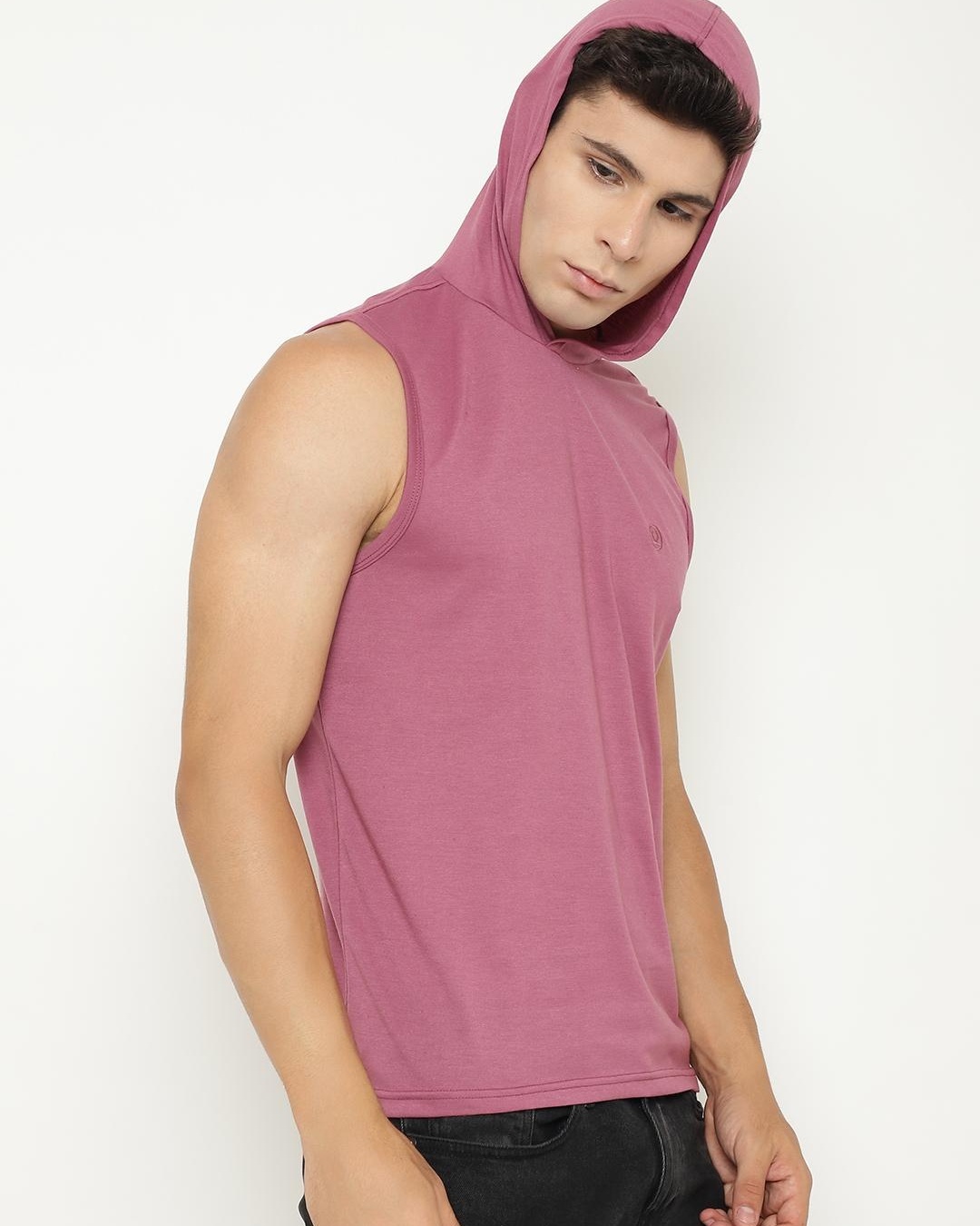 Shop Men's Purple Vest-Back