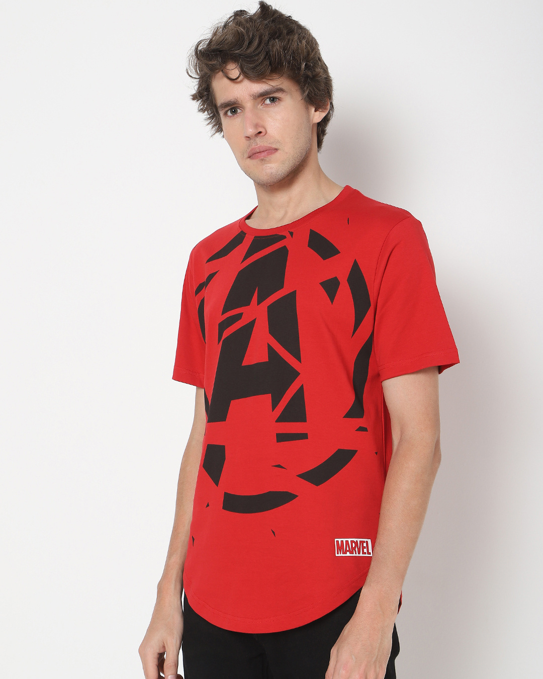 Shop Men's Red Avengers Printed T-shirt-Back