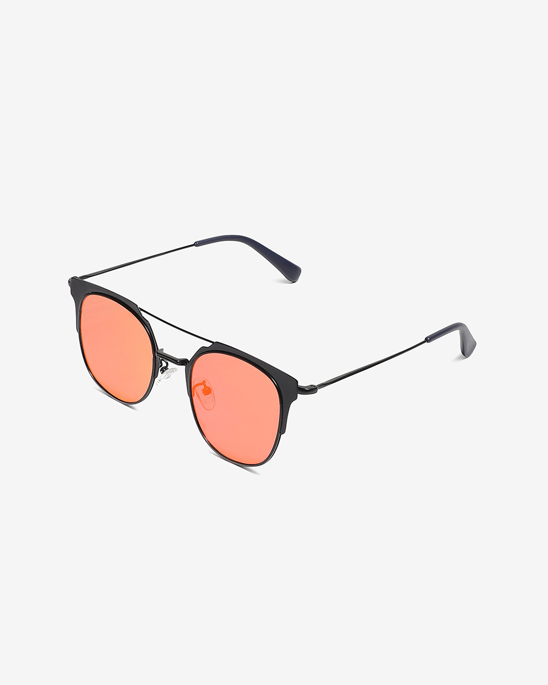 Shop Men's Red Aviator Polarised Lens Gradient Sunglasses-Back