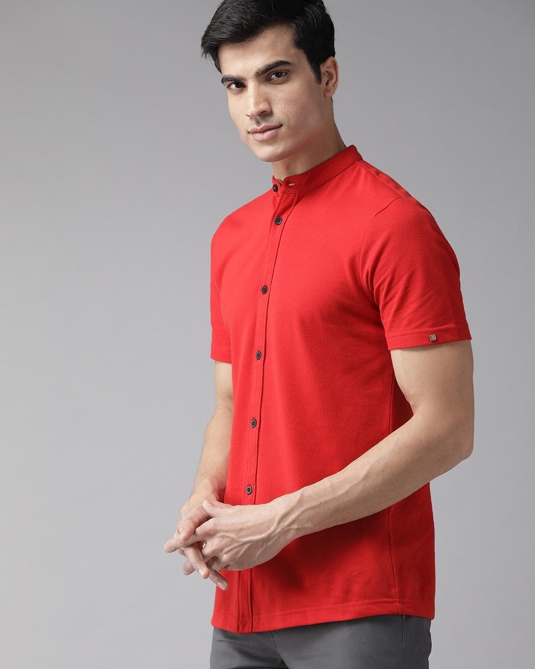 Shop Men's Red Casual Shirt-Back